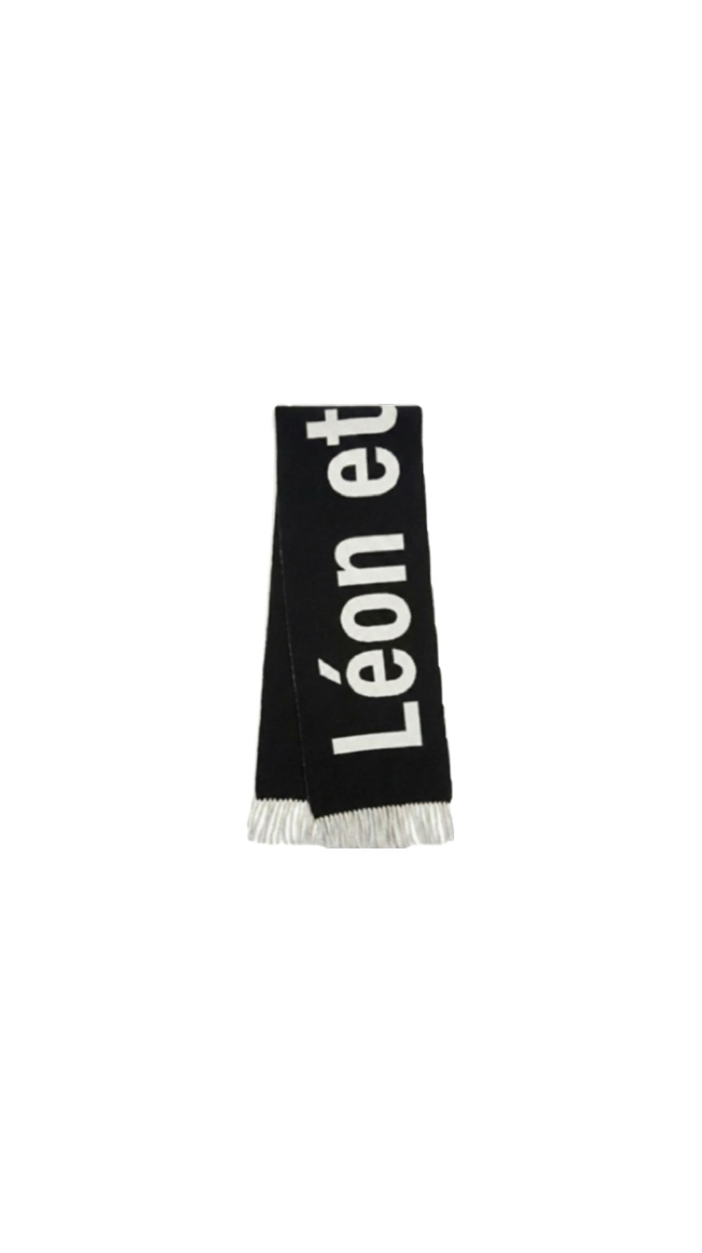 The Léon et Lierre Monochrome Graphic Scarf