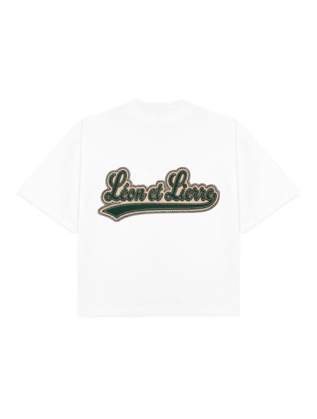 The Léon Baseball Script Tee (Green)