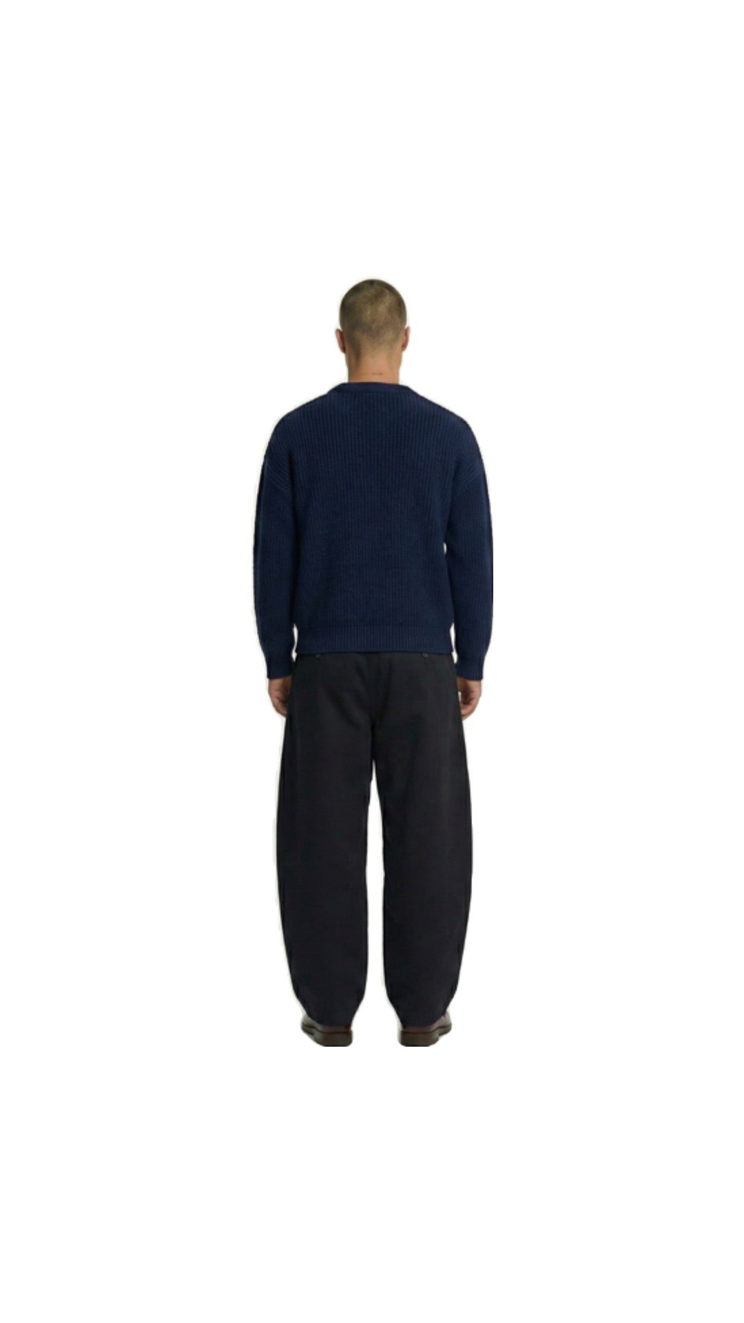 The Léon et Lierre Midnight Ribbed Knit