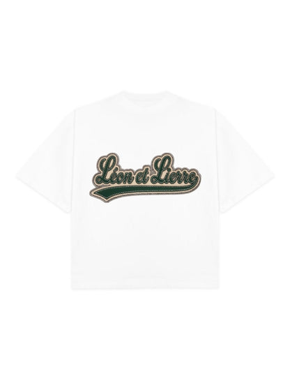 The Léon Baseball Script Tee (Green)