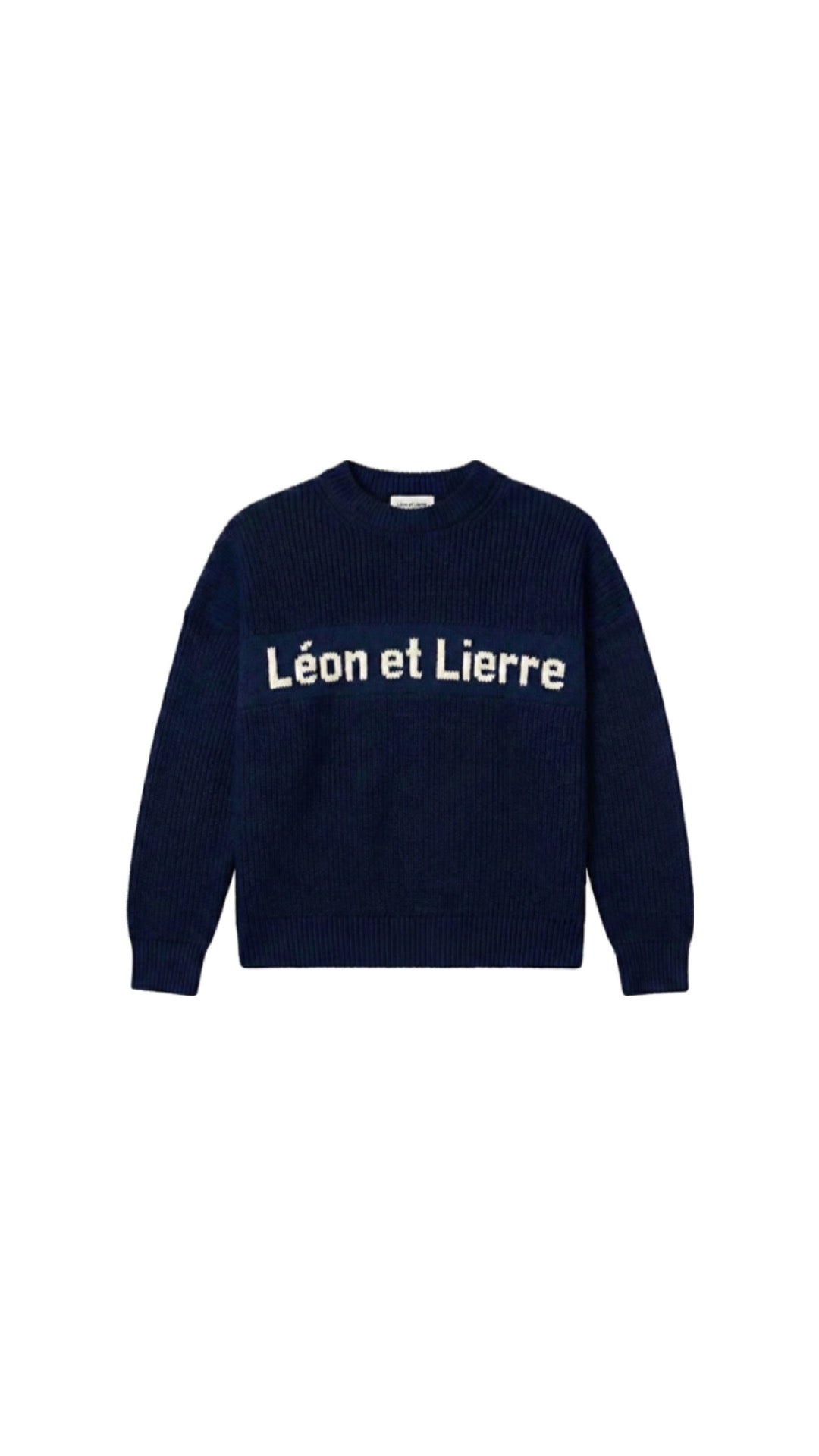 The Léon et Lierre Midnight Ribbed Knit