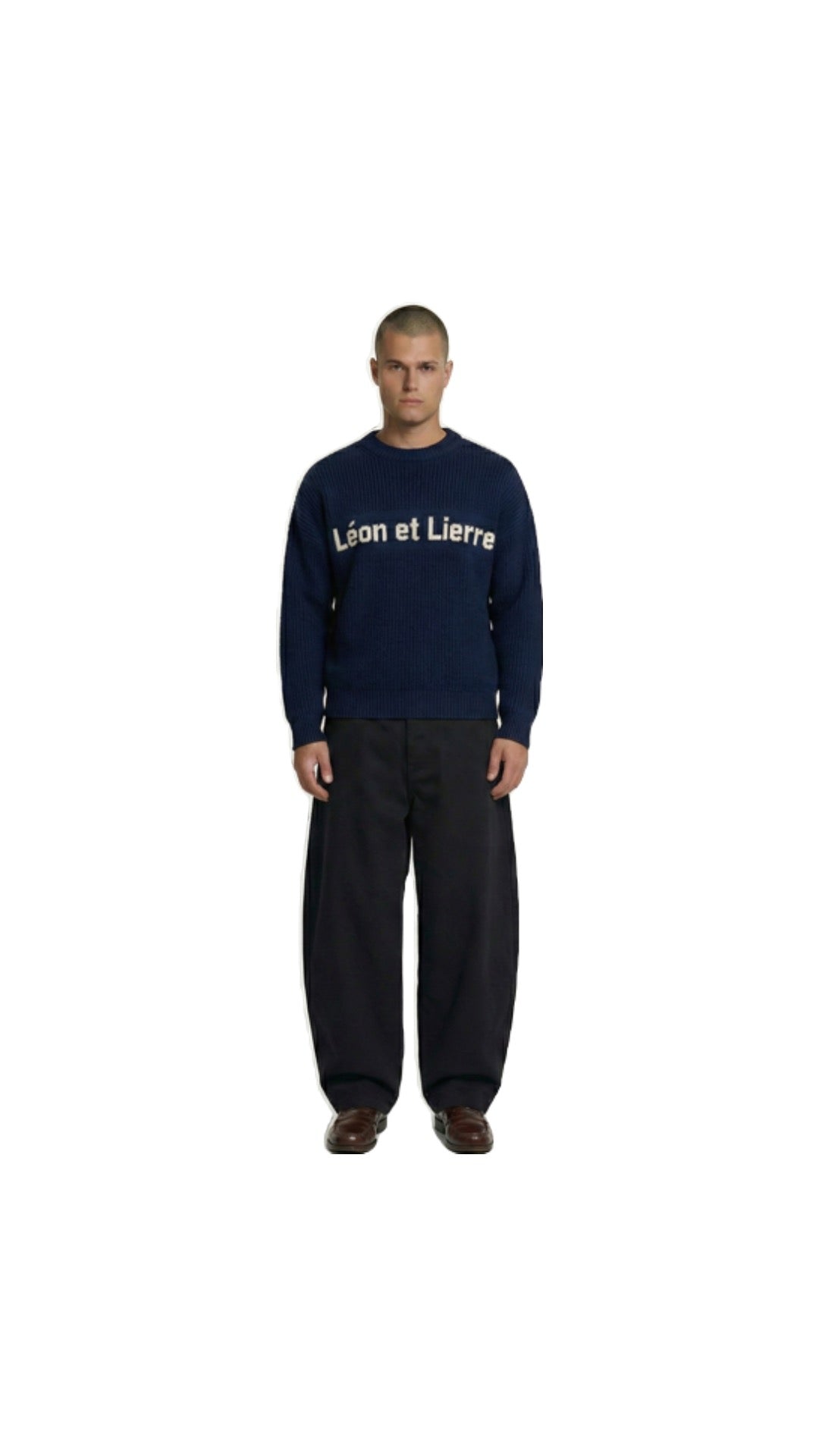 The Léon et Lierre Midnight Ribbed Knit