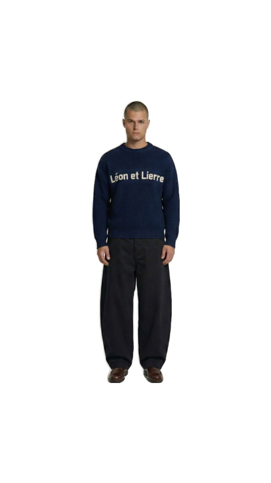 The Léon et Lierre Midnight Ribbed Knit
